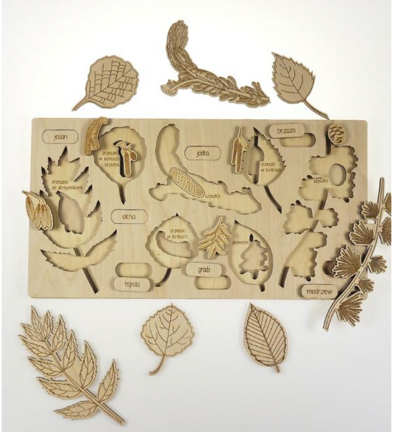 Stuka Puka - Wooden Puzzle-  What Has Fallen from The Tree