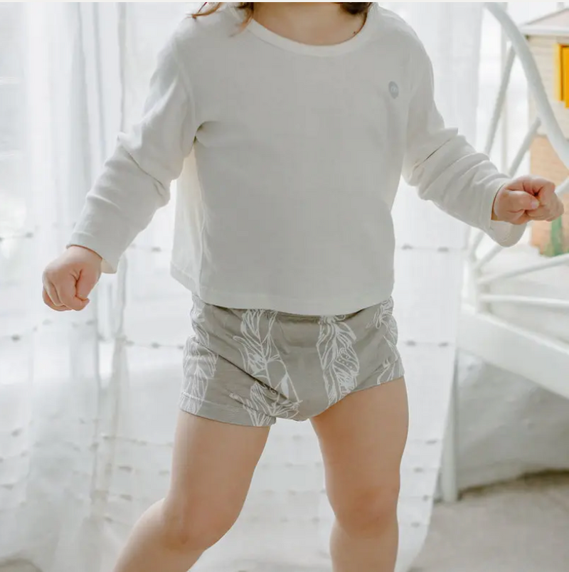 Girls Boy Short Underwear (2 Pack, Bamboo) - Feather Light