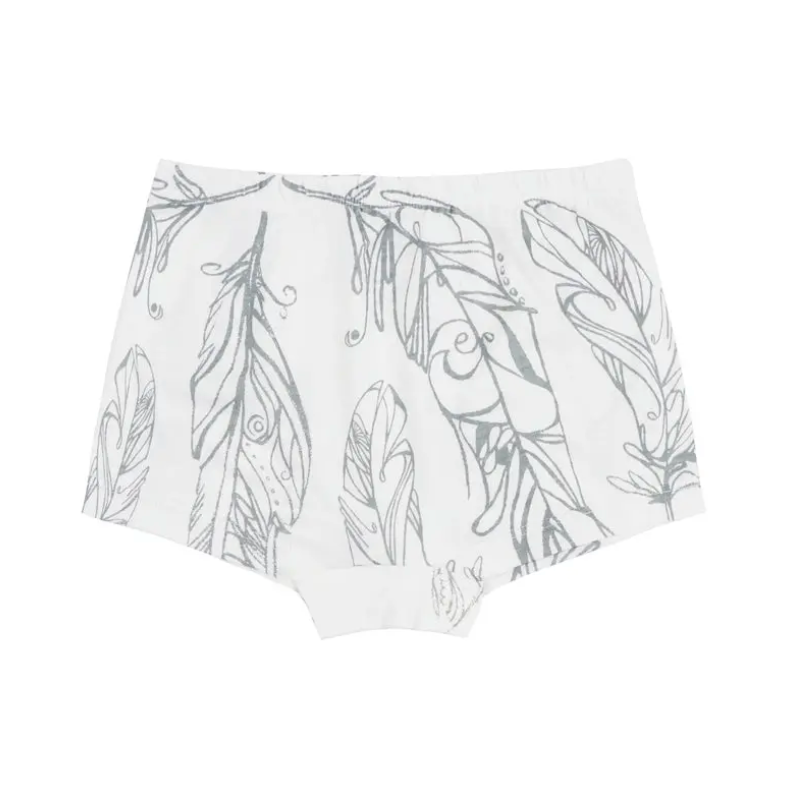Girls Boy Short Underwear (2 Pack, Bamboo) - Feather Light