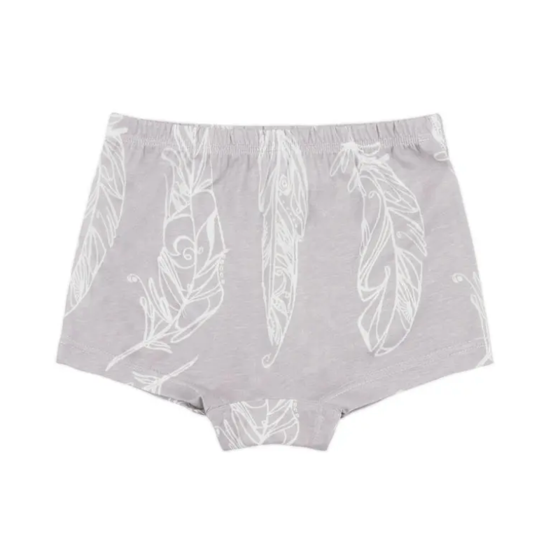 Girls Boy Short Underwear (2 Pack, Bamboo) - Feather Light