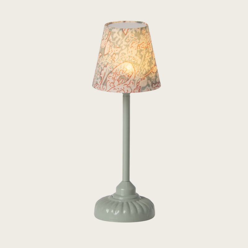 Maileg Vintage Floor Lamp, Mouse - Mint