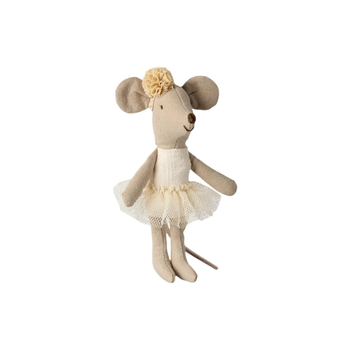 Maileg Ballerina Mouse, Little Sister - Off White