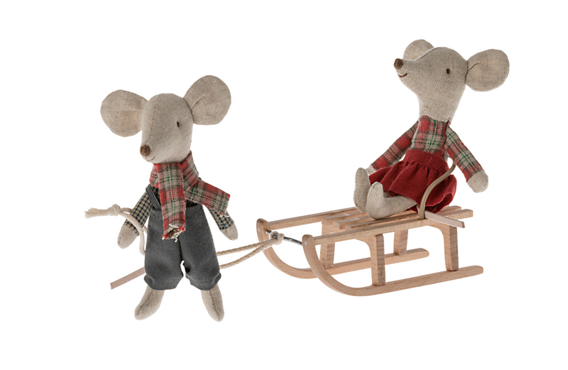 Maileg Sled, Mouse