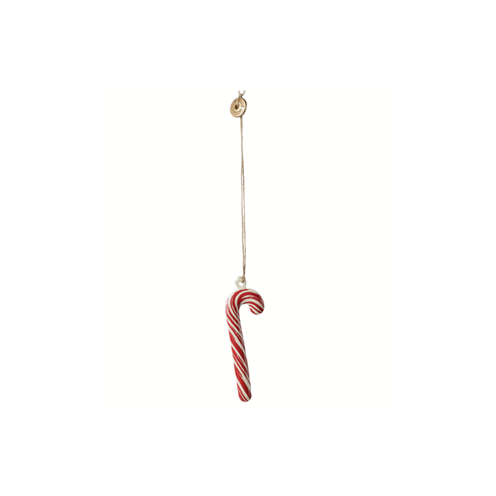 Maileg Metal Ornament, Sugar Cane - Stripe