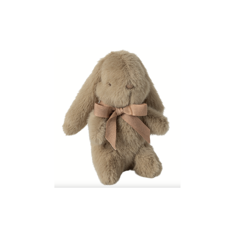 Maileg Plush Bunny, Mini - Dusty brown