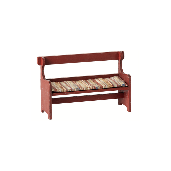 Maileg Bench, Mouse - Red