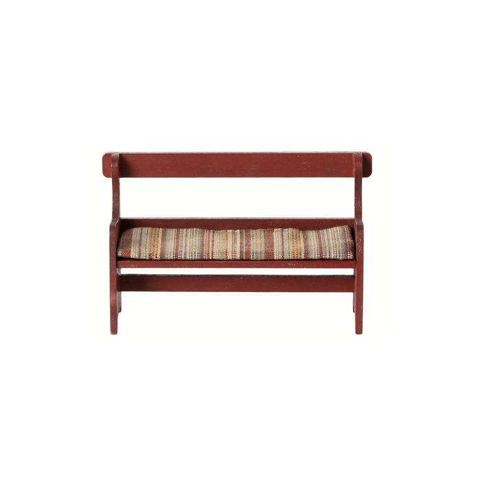 Maileg Bench, Mouse - Red