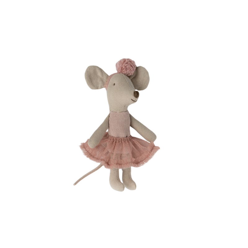Maileg Ballerina Mouse, Little Sister - Rose