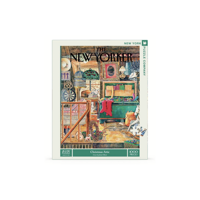 New York Puzzle - Christmas Attic 1000 Piece Puzzle