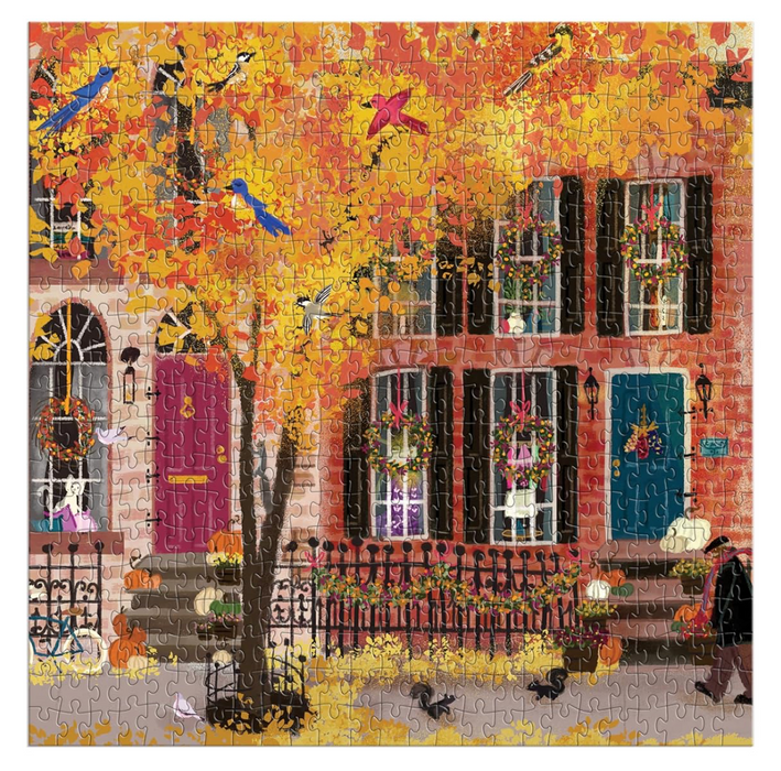 Good Puzzle Co. Fall in the Neighborhood 500pc Puzzle