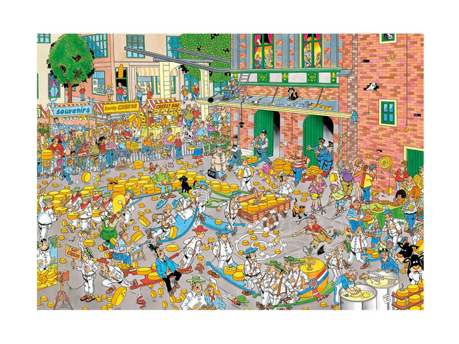 Jan van Haasteren - The Cheese Market & Sailboat Race (2×1000 Pieces)