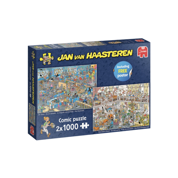 Jan van Haasteren - Renovation Project & DIY Shop (2×1000 Pieces)