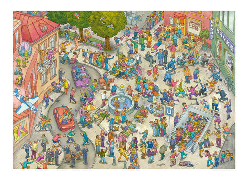 Heye Mitgutsch, Mobile Zombies, 1000 Pieces