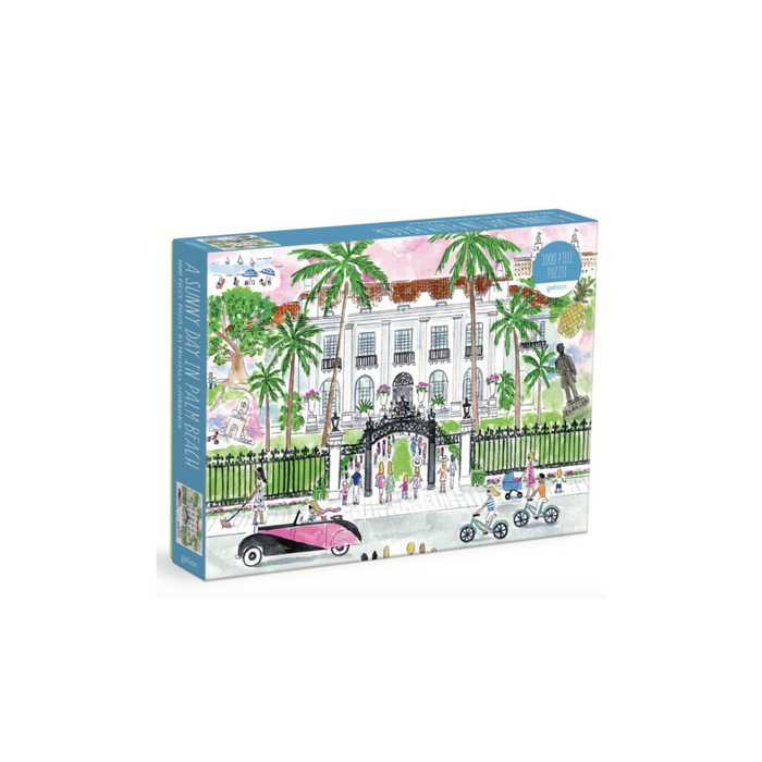 Galison: A Sunny Day in Palm Beach 1000 Piece Puzzle