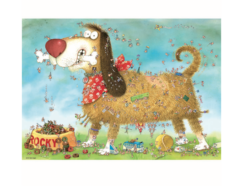 Heye Cartoon im Dreieck, Dog’s Life, 1000 Pieces
