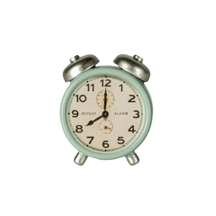 Maileg Alarm clock, Mouse - Mint