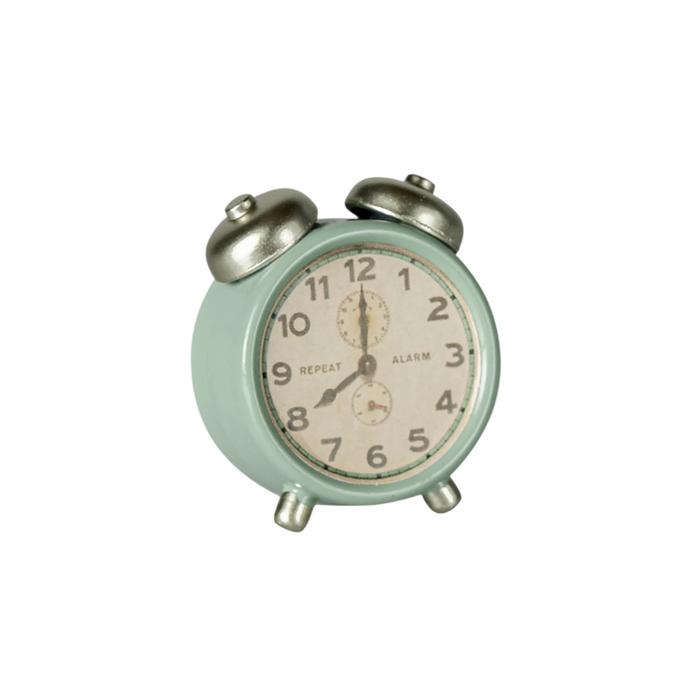 Maileg Alarm clock, Mouse - Mint