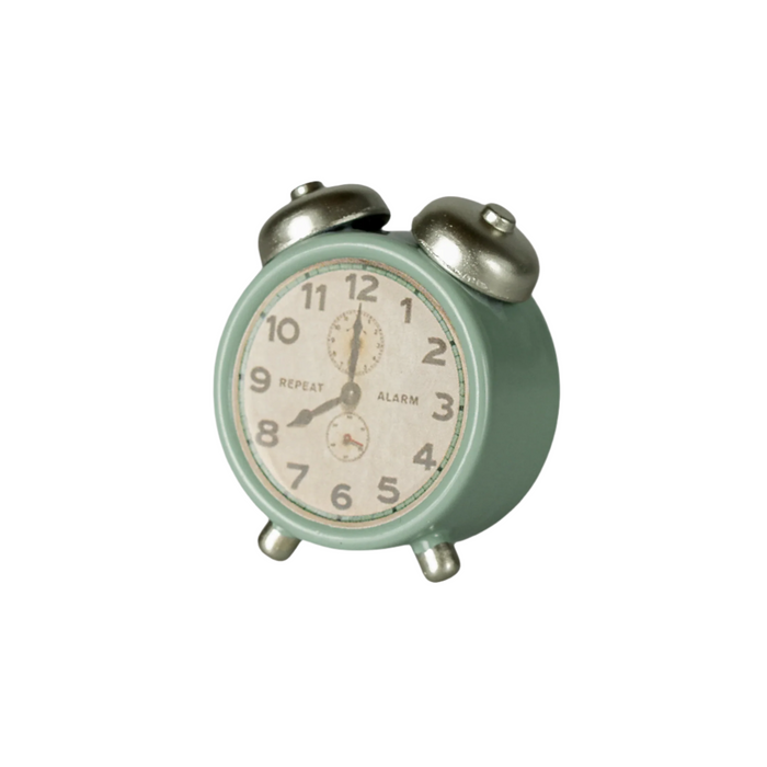 Maileg Alarm clock, Mouse - Mint