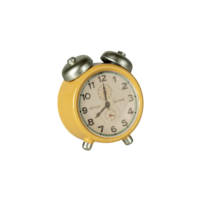 Maileg Alarm clock, Mouse - Yellow