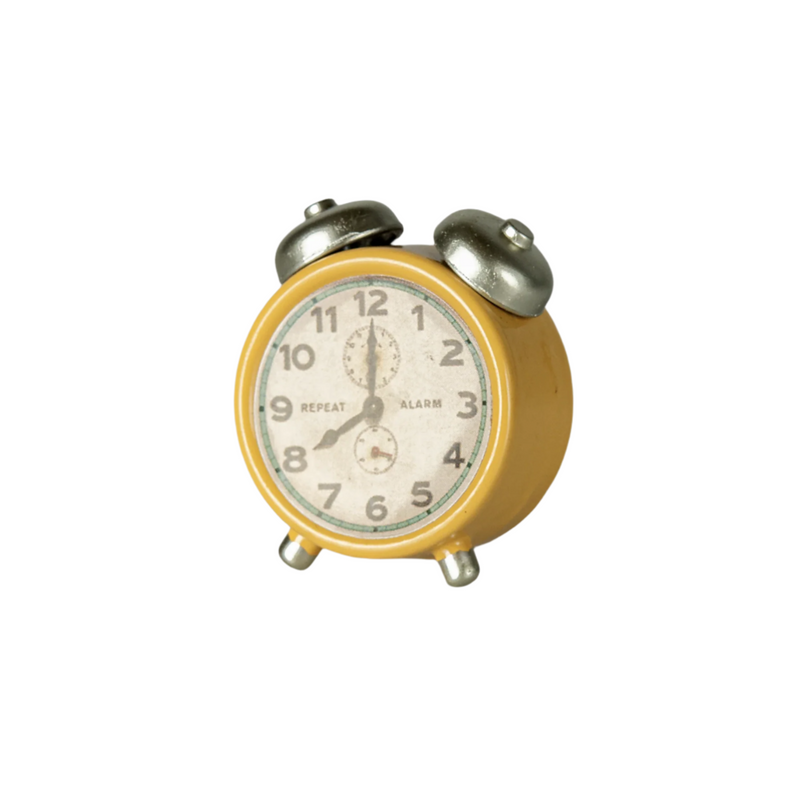 Maileg Alarm Clock, Mouse - Yellow