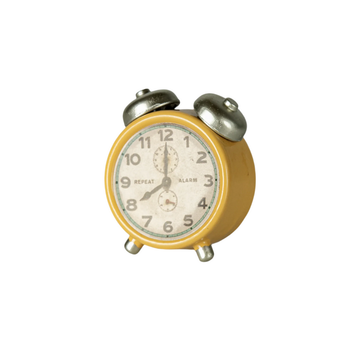 Maileg Alarm clock, Mouse - Yellow