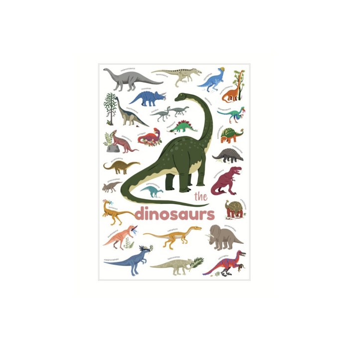 Poppik Mini Discovery Poster Dinosaurs