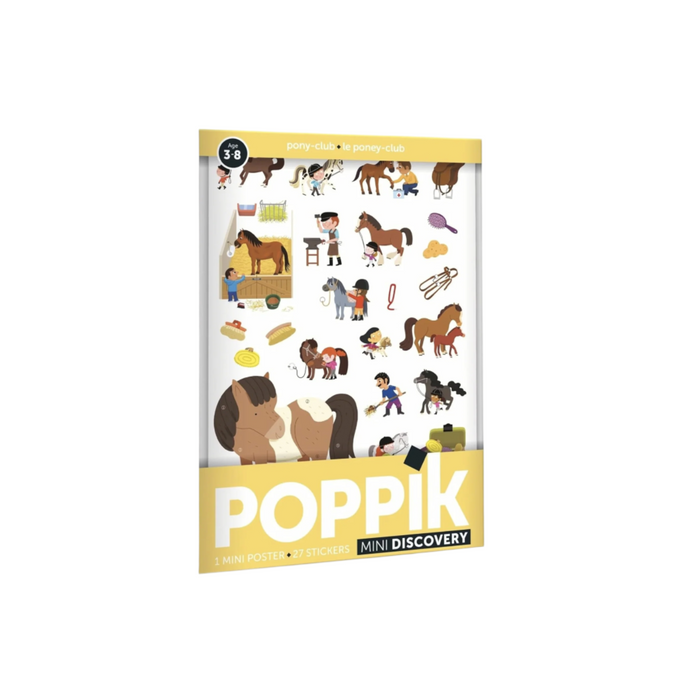 Poppik Mini Discovery Poster Pony Club