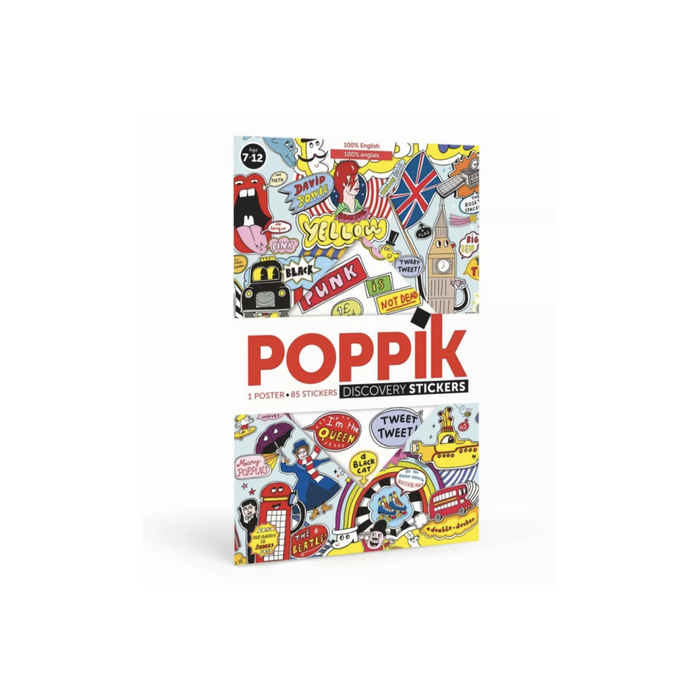 Poppik Stickers Discovery 100% English