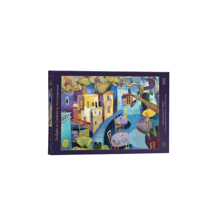 Twilight in Umbria, 500pc Velvet-Touch Jigsaw Puzzle