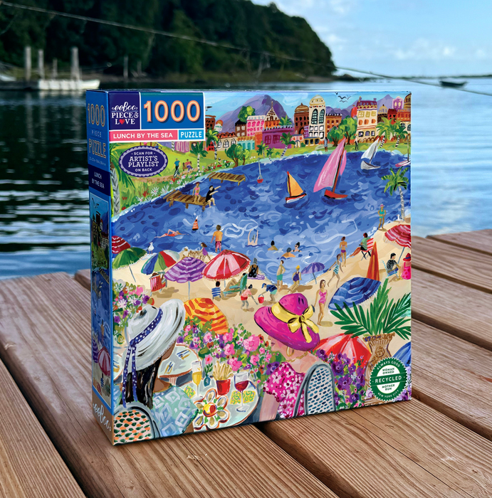 eeboo Lunch by the Sea 1000 Piece Puzzle