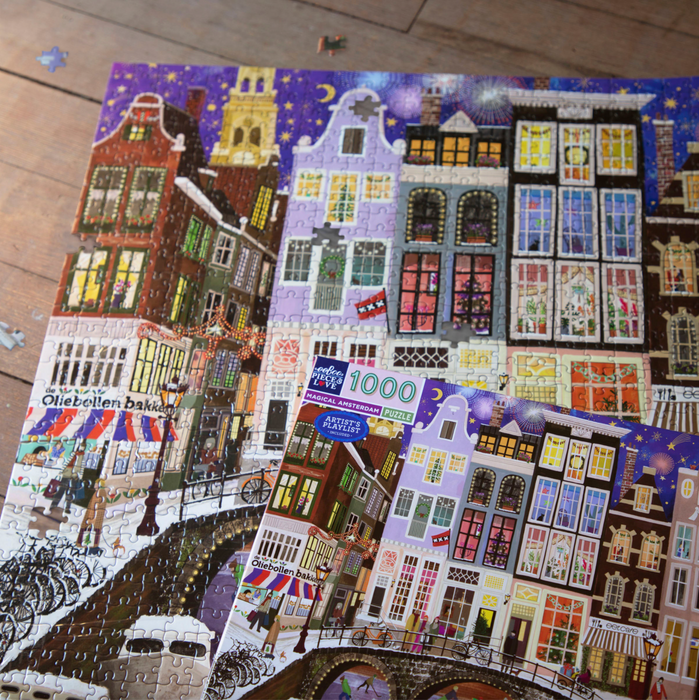 eeboo Magical Amsterdam 1000 Piece Puzzle