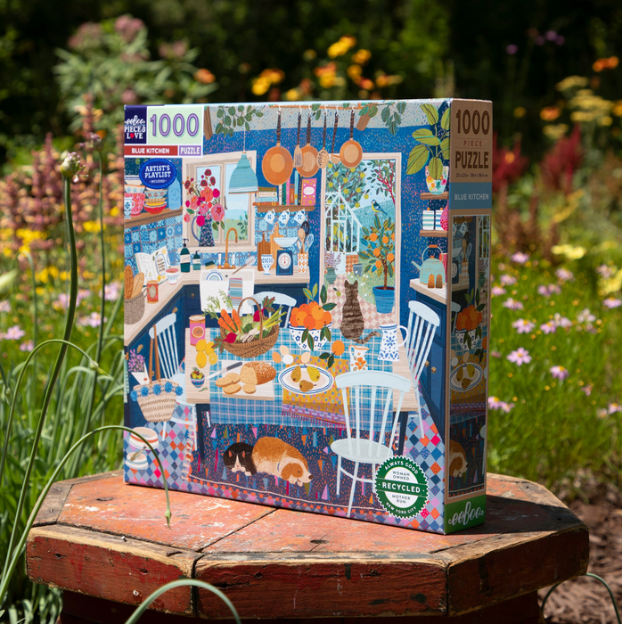 eeboo Blue Kitchen 1000 Piece Puzzle