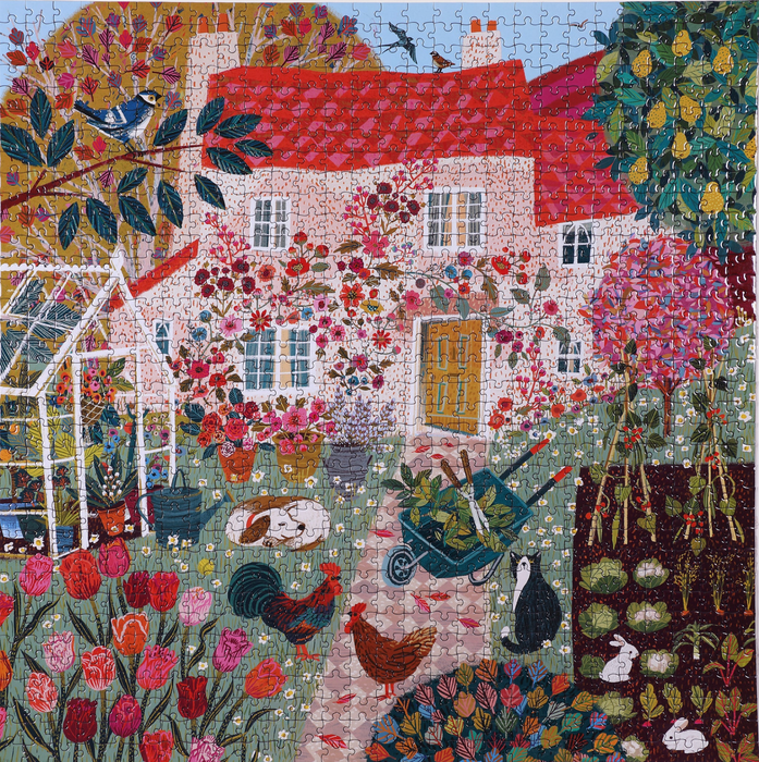 eeboo English Cottage 1000 Piece Puzzle