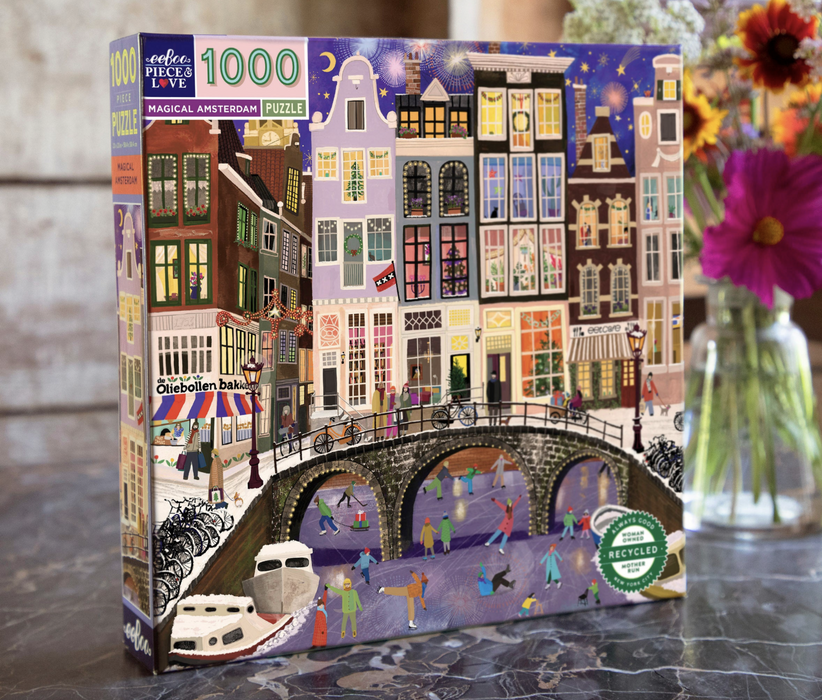 eeboo Magical Amsterdam 1000 Piece Puzzle