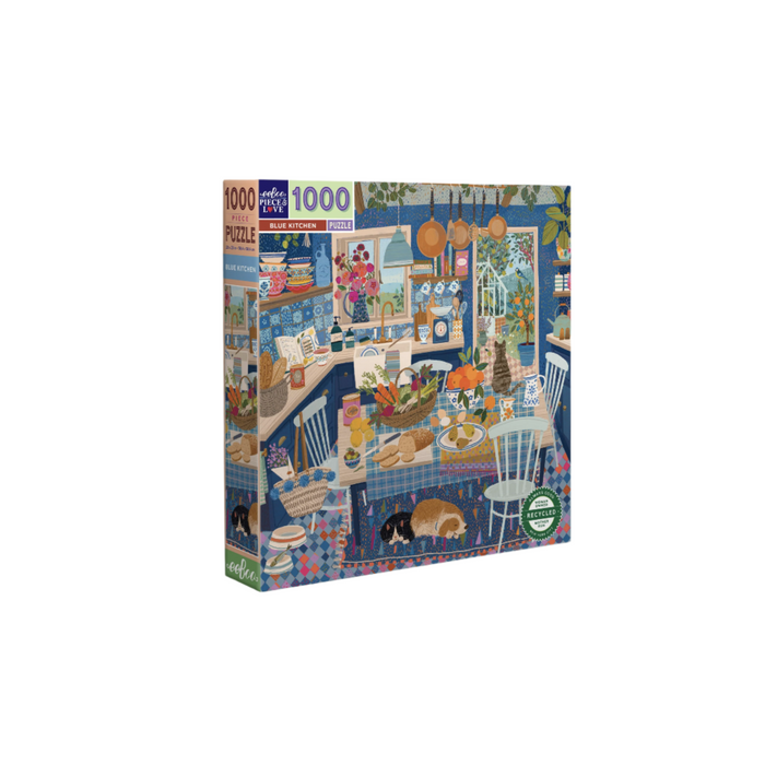 eeboo Blue Kitchen 1000 Piece Puzzle