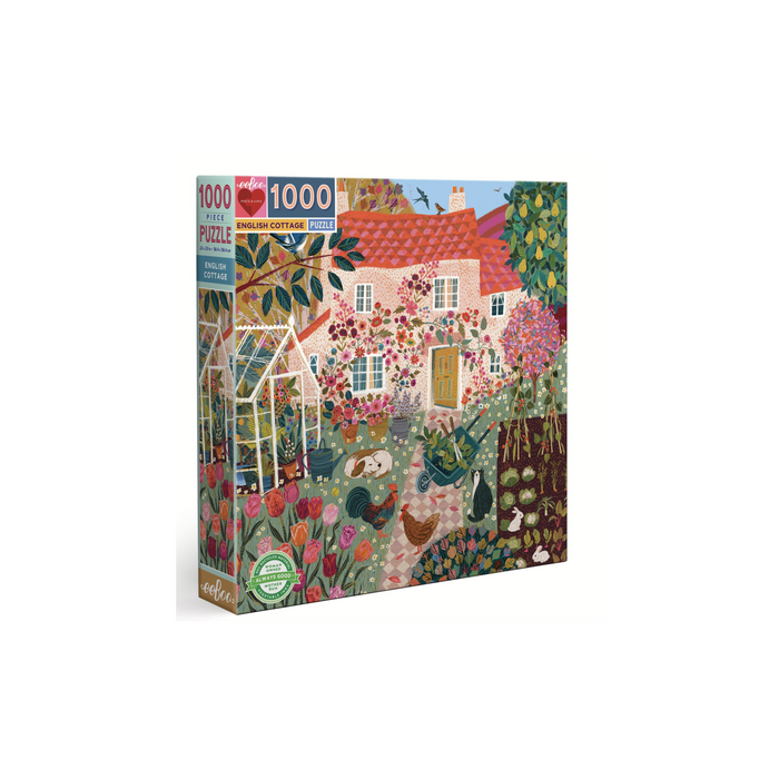 eeboo English Cottage 1000 Piece Puzzle
