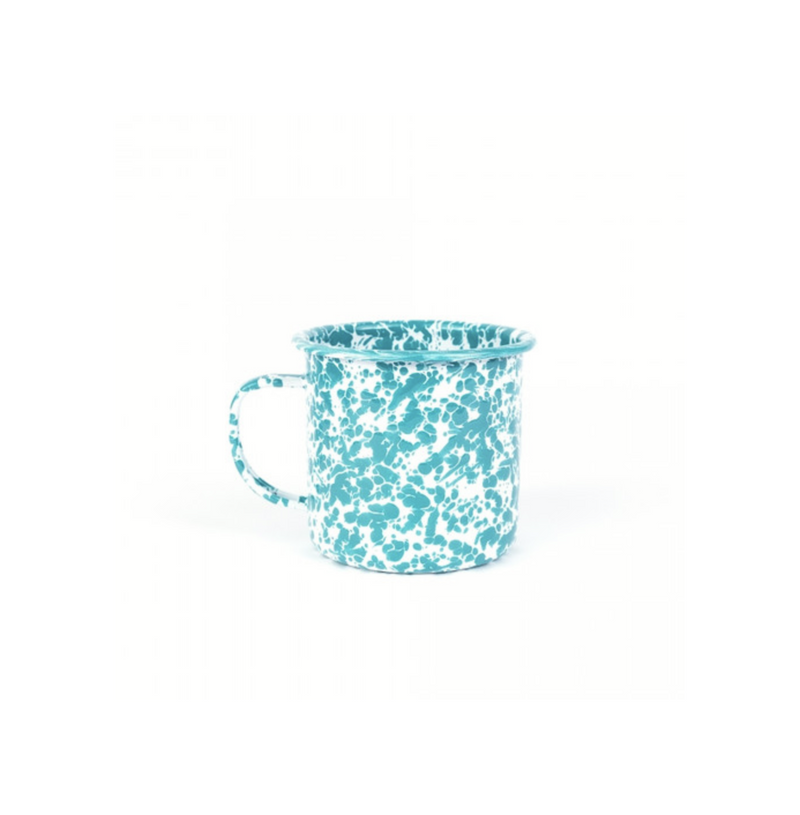 Crow Canyon Splatter Enamelware 12 oz Mug