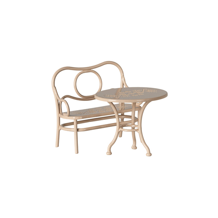 Maileg Café set, Mouse, Big - Pale Pink