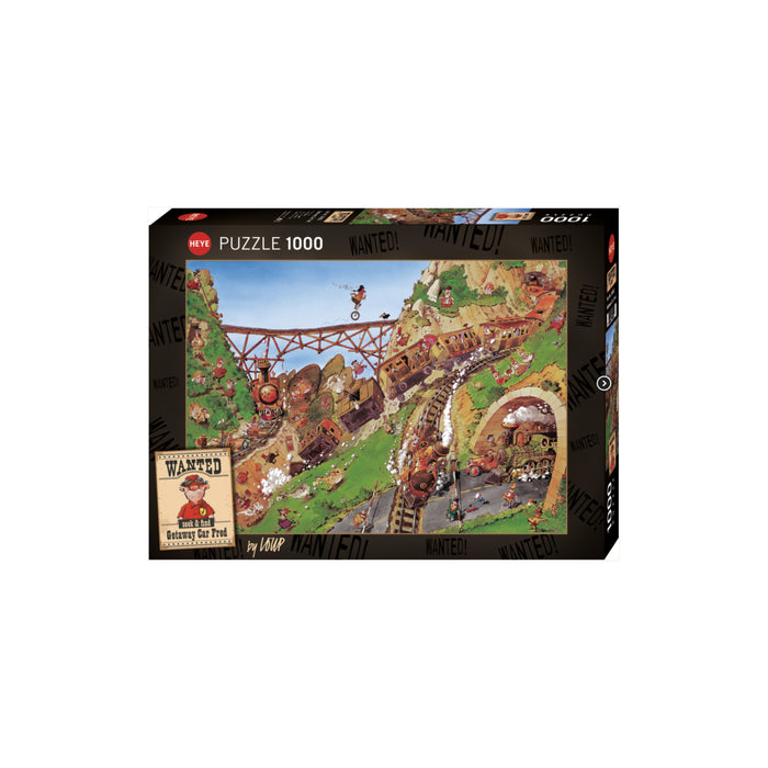 Heye Wanted! Getaway Car Fred, 1000 Pieces