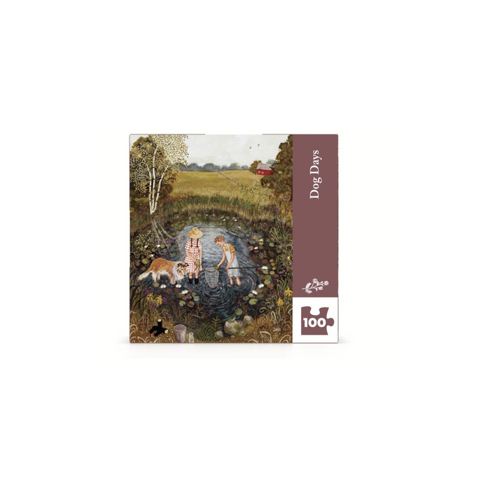 New York Puzzle - Dog Days Mini Puzzle 100 Piece Puzzle