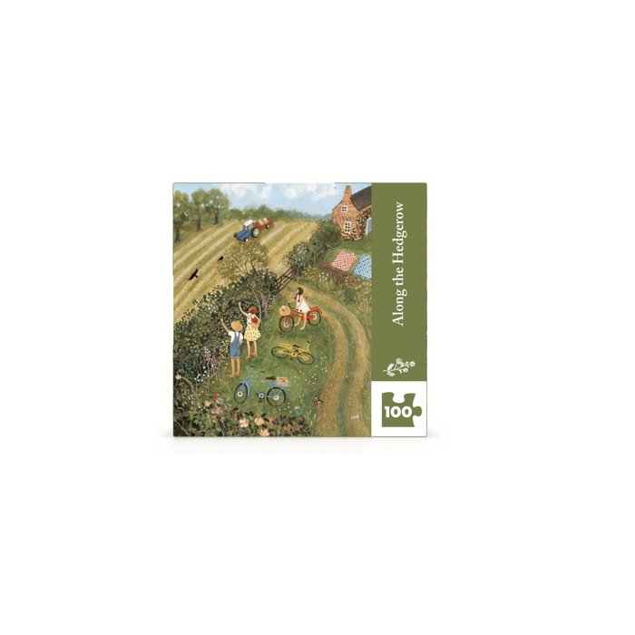 New York Puzzle - Along the Hedgerow Mini Puzzle 100 Piece Puzzle