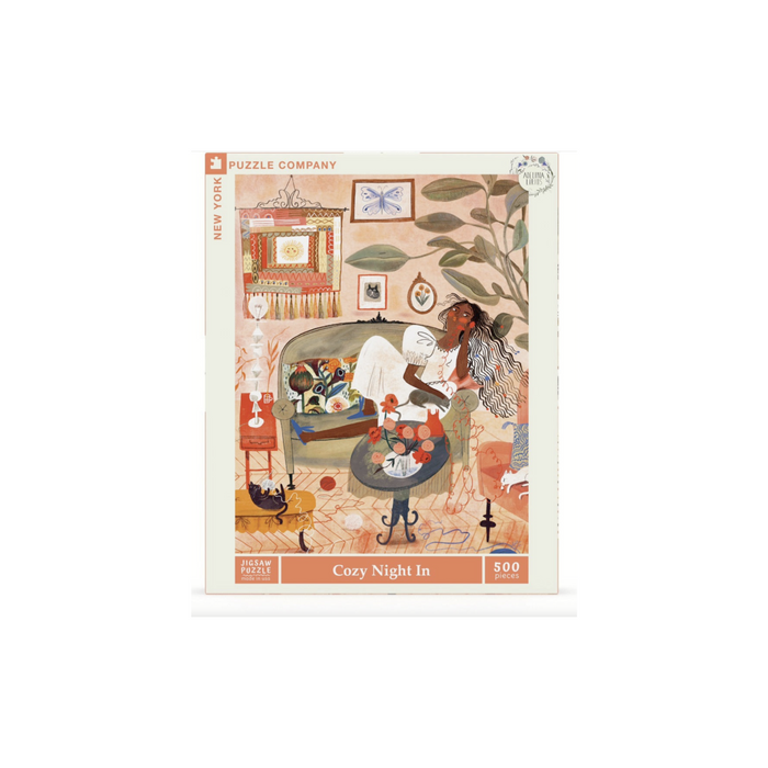 New York Puzzle - Cozy Night In 500 Piece Puzzle