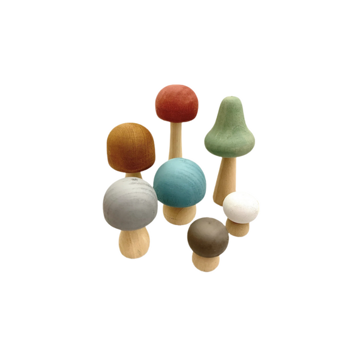 Papoose Earth Mushrooms/7pc