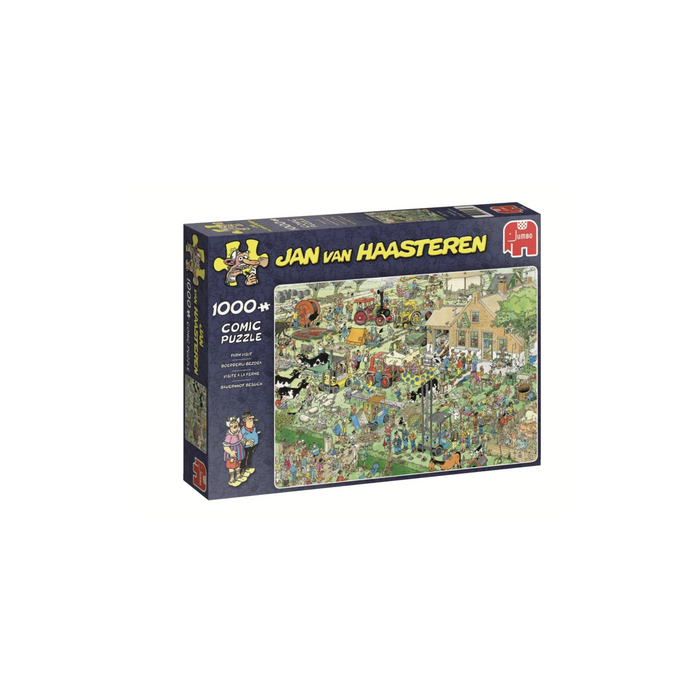 Jan Van Haasteren Farm Visit Jigsaw Puzzle (1000 Piece)