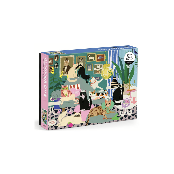 Galison: Glamour Cats 1000 Piece Puzzle