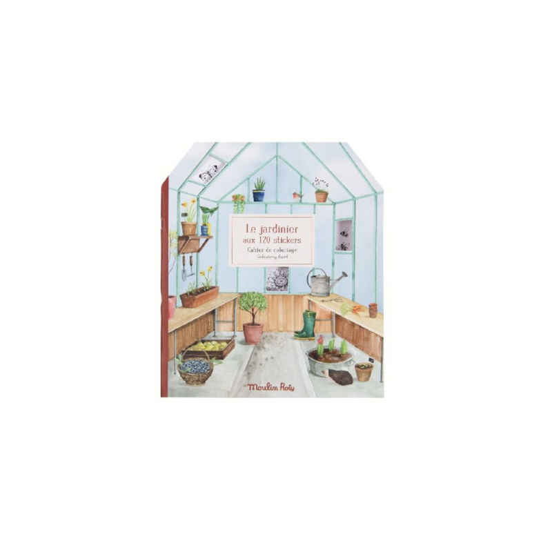 Moulin Roty Le Jardinier - Sticker and Colouring Book