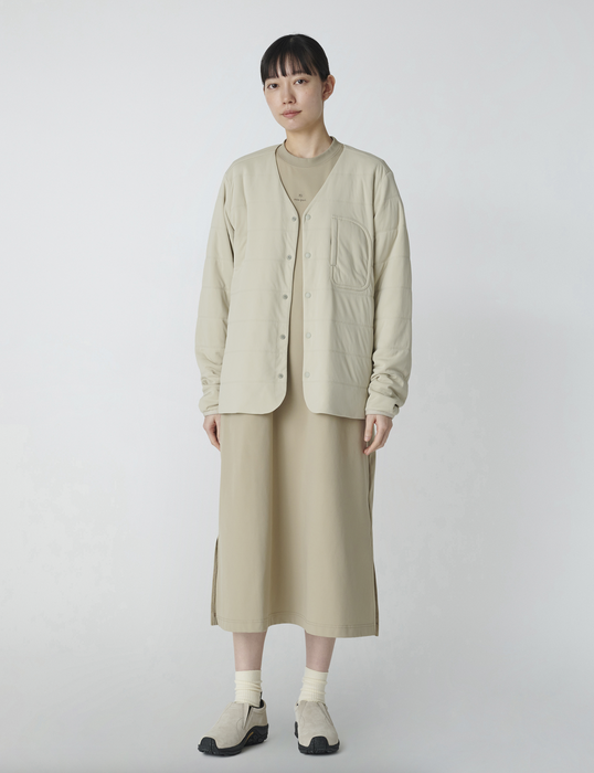 Snow Peak Flexible Insulated Cardigan - IVORY