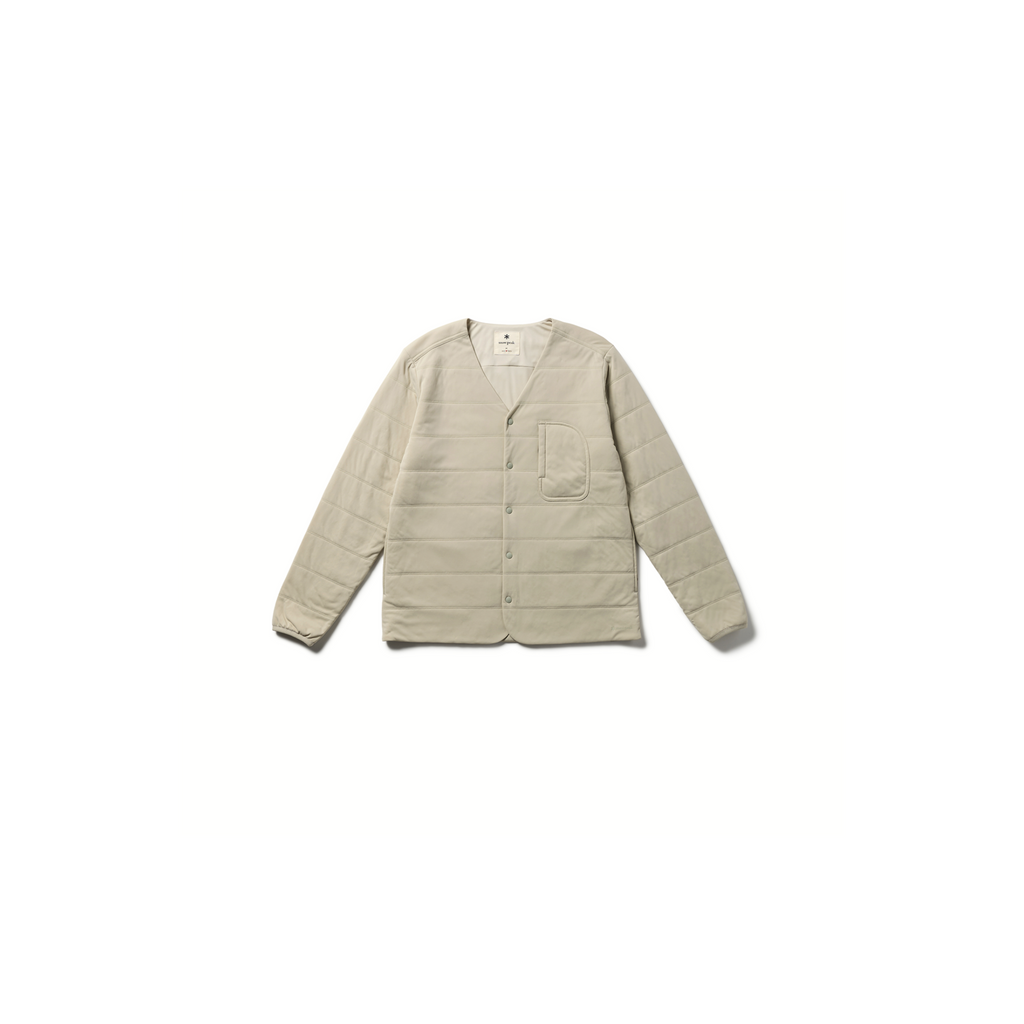 Snow Peak Flexible Insulated Cardigan - IVORY — WEVE