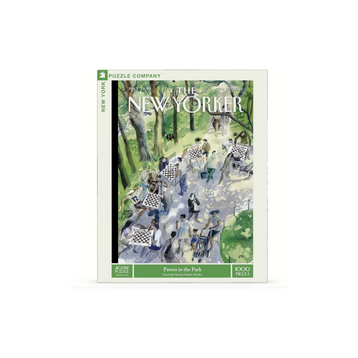New York Puzzle - Pawns in the Park 1000 Piece Puzzle