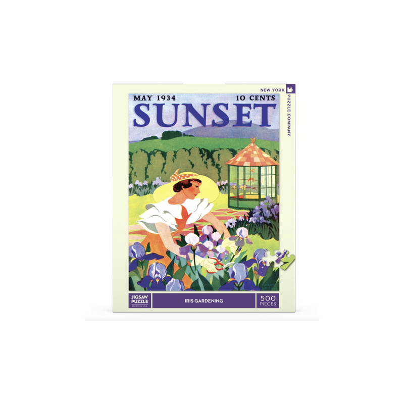 New York Puzzle - Iris Gardening 500 Piece Puzzle